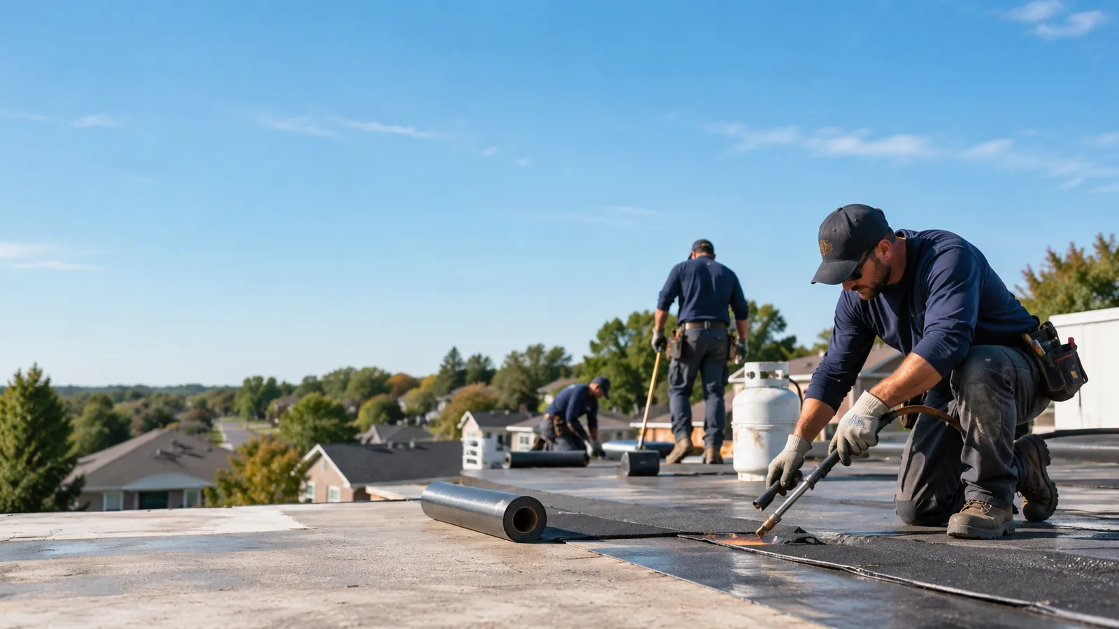 Flat Roof Leak Repair providers in Basco, IL